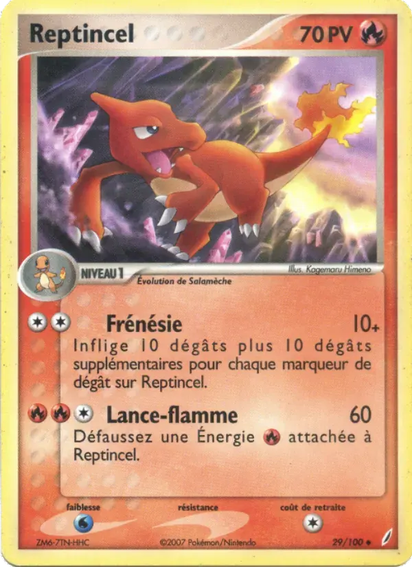 Reptincel — EX Gardiens de Cristal 29 French Pokémon card