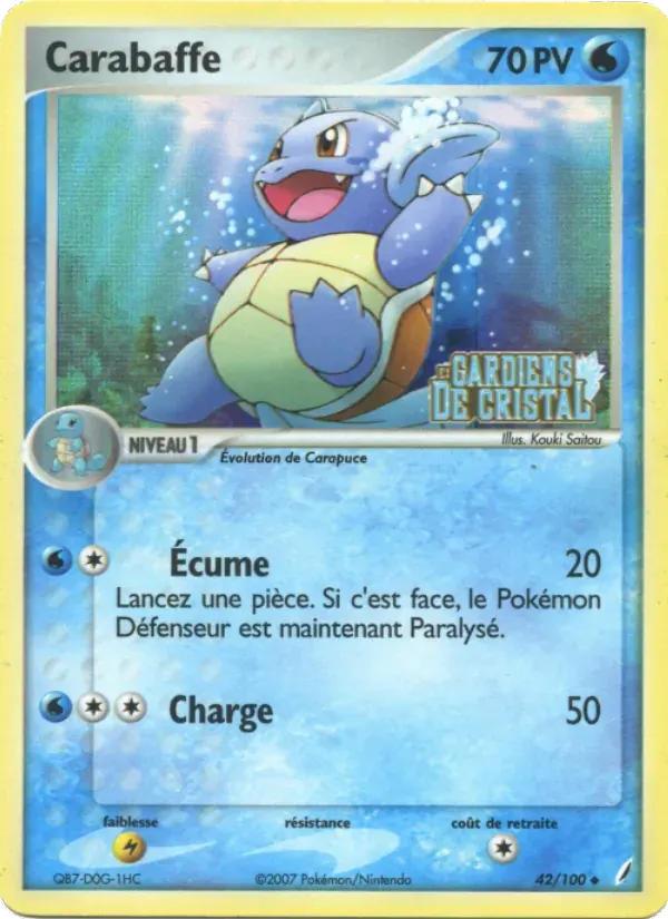 Carabaffe — EX Gardiens de Cristal 42 French Pokémon card
