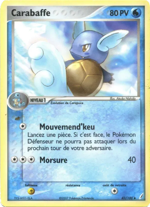Carabaffe — EX Gardiens de Cristal 43 French Pokémon card