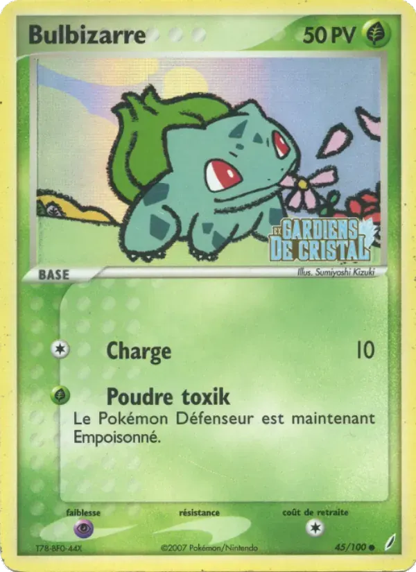 Bulbizarre — EX Gardiens de Cristal 45 French Pokémon card
