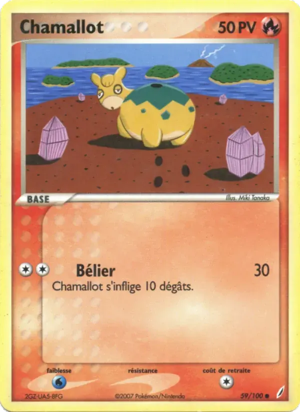 Chamallot — EX Gardiens de Cristal 59 French Pokémon card