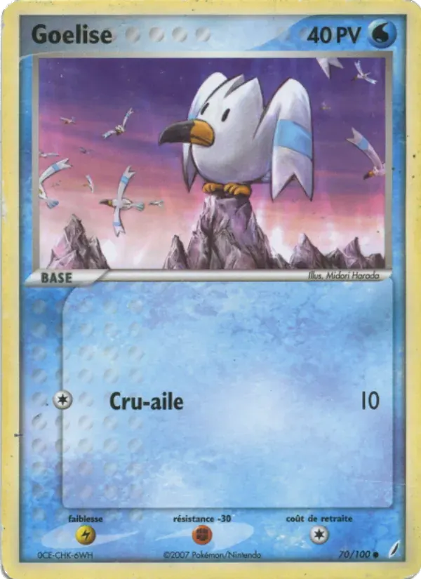 Goélise — EX Gardiens de Cristal 70 French Pokémon card