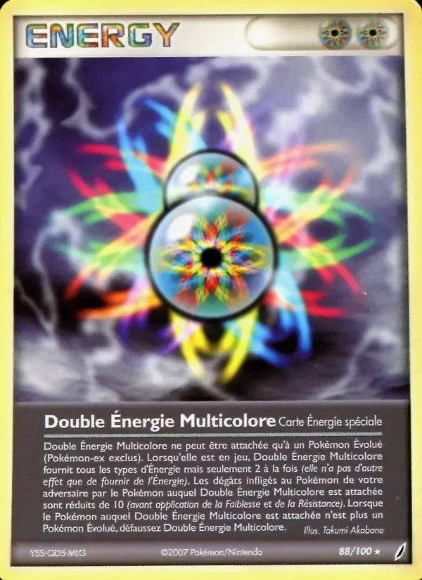Double Énergie Multicolore — EX Gardiens de Cristal 88 French Pokémon card