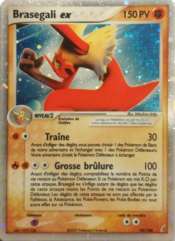 Brasegali ex — EX Gardiens de Cristal 90 French Pokémon card