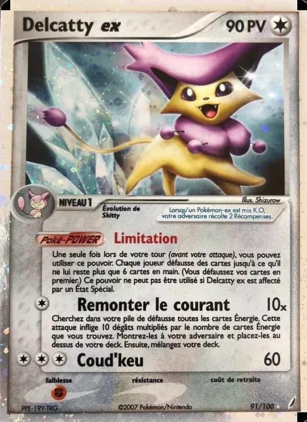 Delcatty ex — EX Gardiens de Cristal 91 French Pokémon card