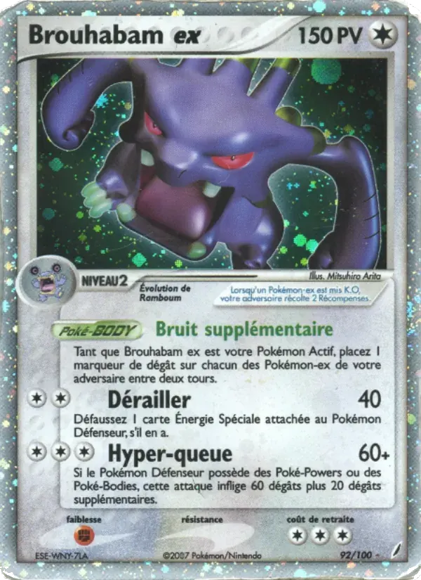 Brouhabam ex — EX Gardiens de Cristal 92 French Pokémon card