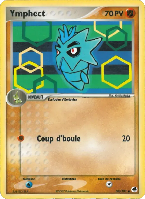 Ymphect — EX Île des Dragons 58 French Pokémon card