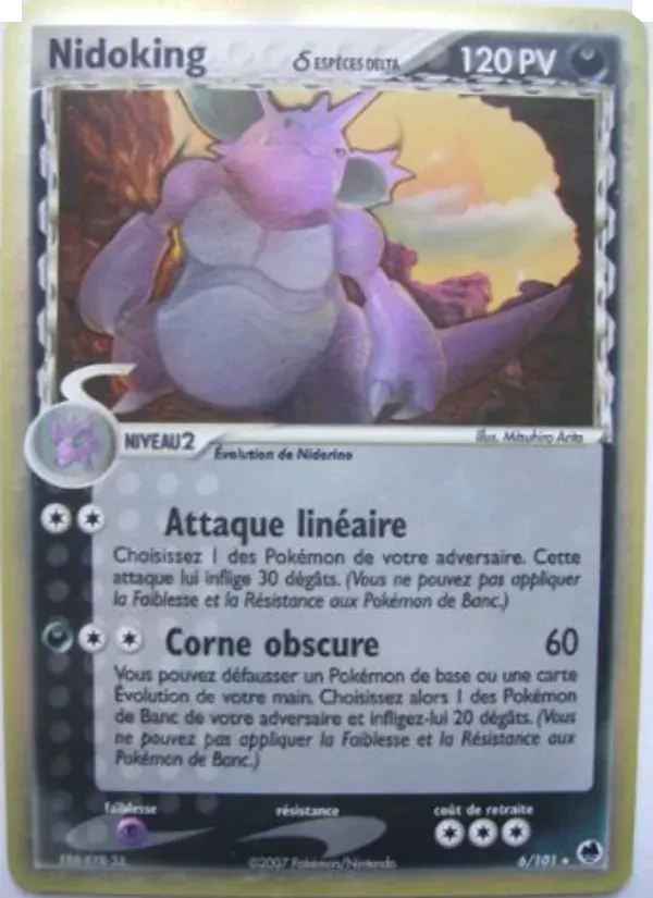 Nidoking δ — EX Île des Dragons 6 French Pokémon card