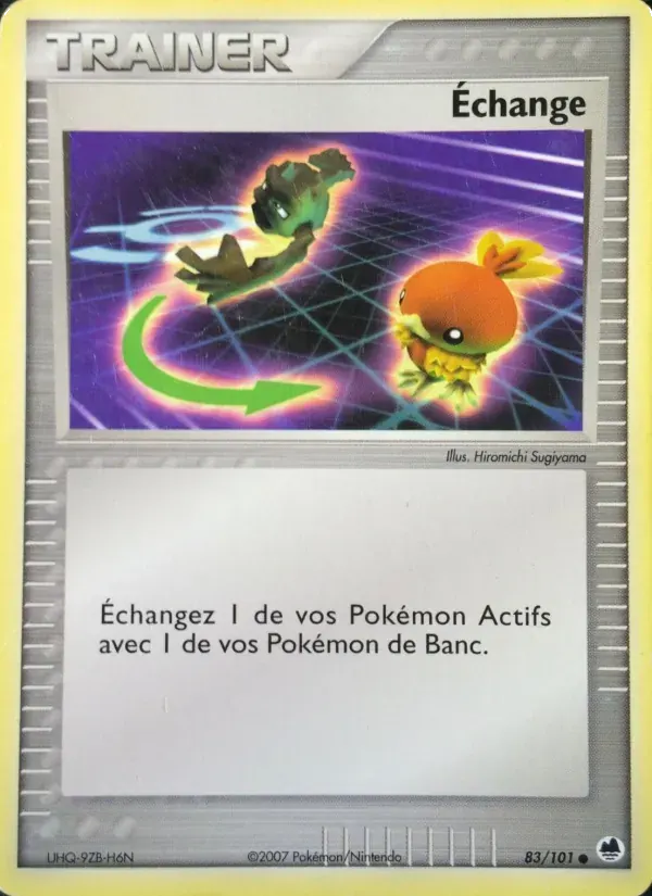 Échange — EX Île des Dragons 83 French Pokémon card