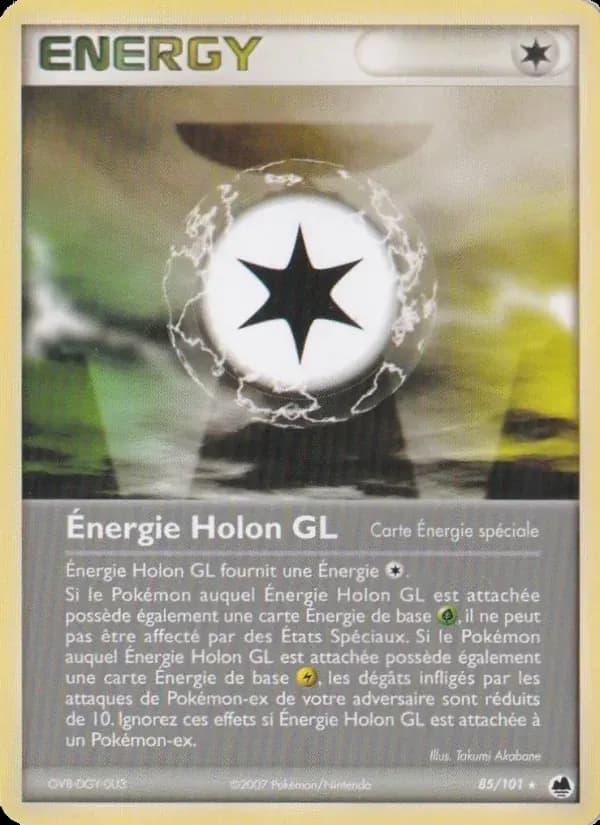 Énergie Holon GL — EX Île des Dragons 85 French Pokémon card