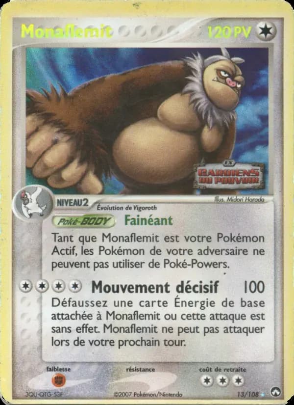 Monaflèmit — EX Gardiens du Pouvoir 13 French Pokémon card
