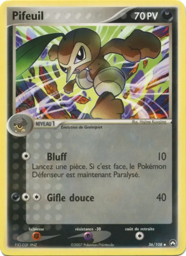 Pifeuil — EX Gardiens du Pouvoir 36 French Pokémon card