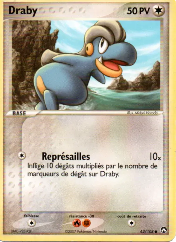 Draby — EX Gardiens du Pouvoir 43 French Pokémon card