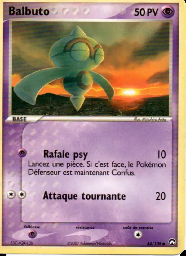 Balbuto — EX Gardiens du Pouvoir 44 French Pokémon card