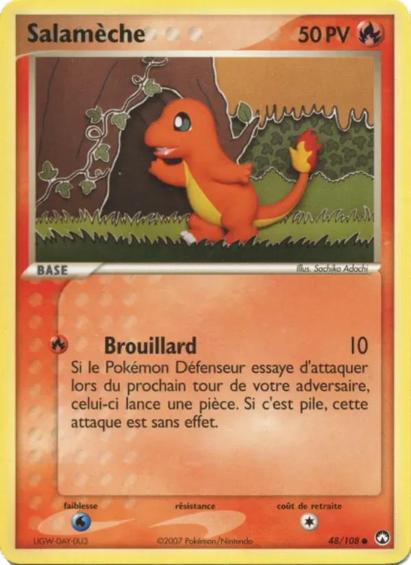 Salamèche — EX Gardiens du Pouvoir 48 French Pokémon card