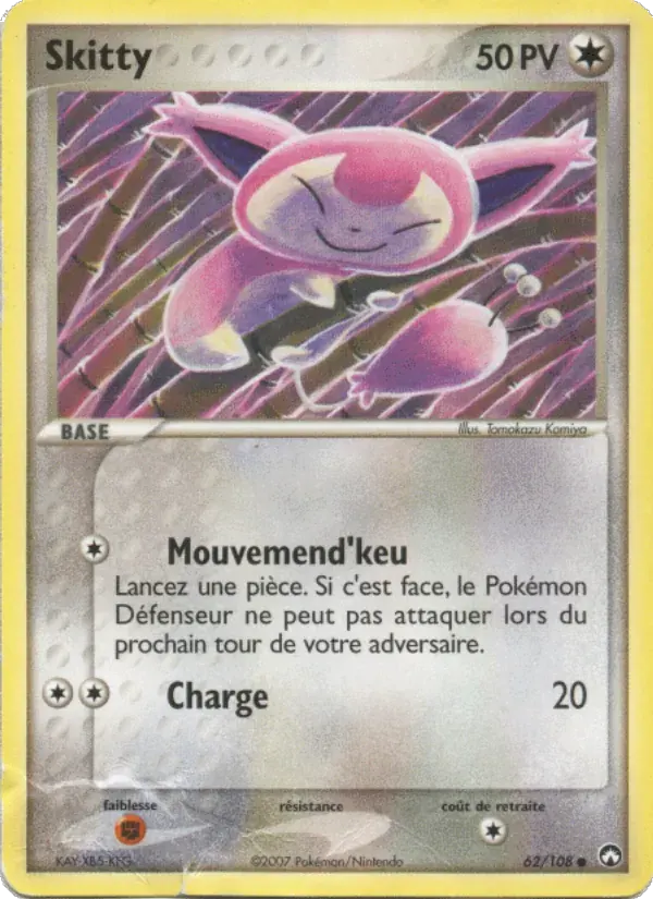 Skitty — EX Gardiens du Pouvoir 62 French Pokémon card