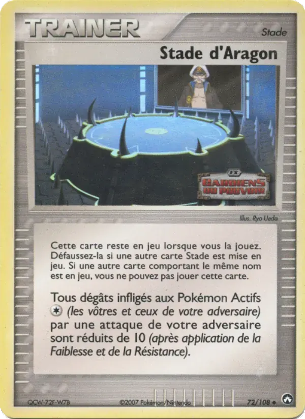 Stade d'Aragon — EX Gardiens du Pouvoir 72 French Pokémon card
