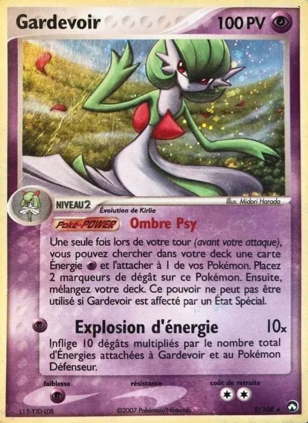 Gardevoir — EX Gardiens du Pouvoir 9 French Pokémon card