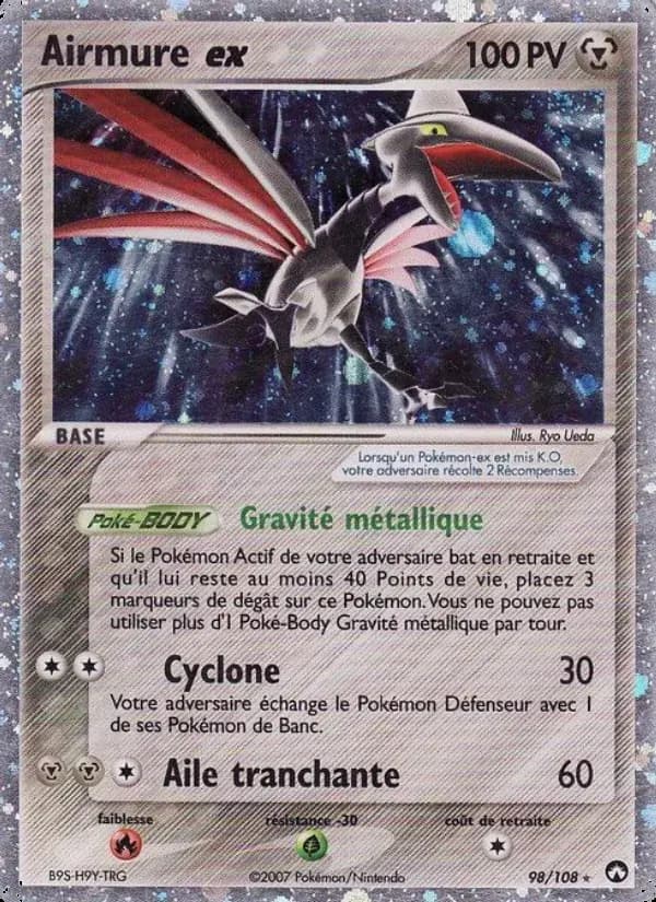 Airmure ex — EX Gardiens du Pouvoir 98 French Pokémon card