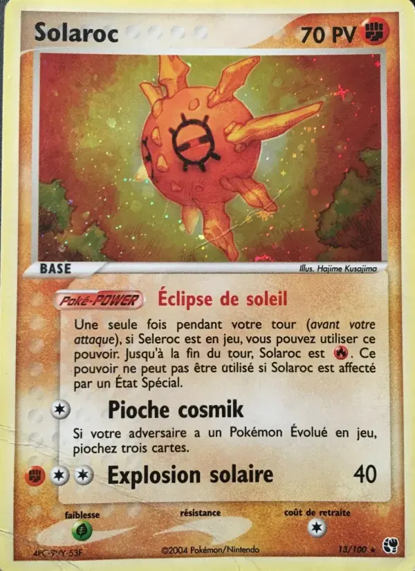 Solaroc — EX Tempête de sable 13 French Pokémon card