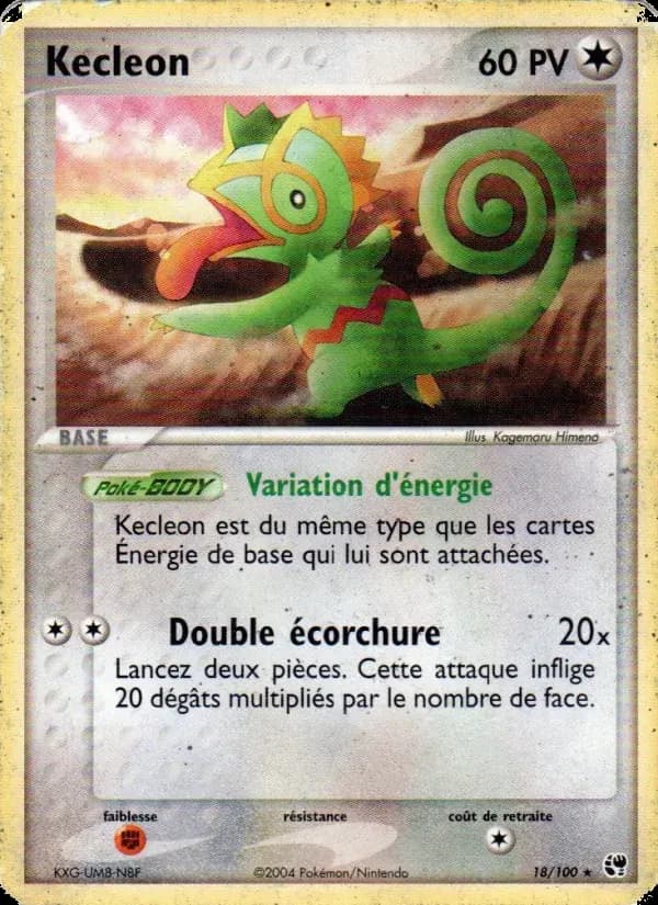 Kecleon — EX Tempête de sable 18 French Pokémon card