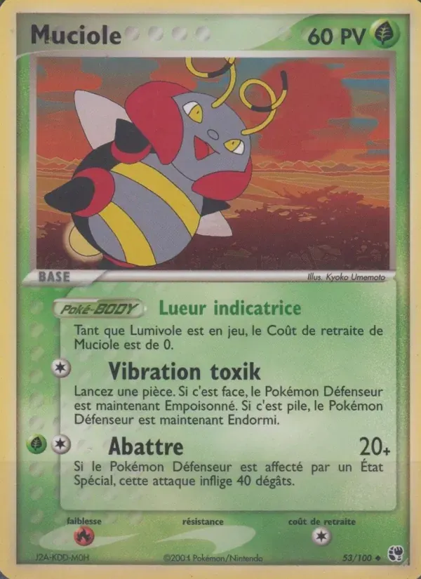 Muciole — EX Tempête de sable 53 French Pokémon card