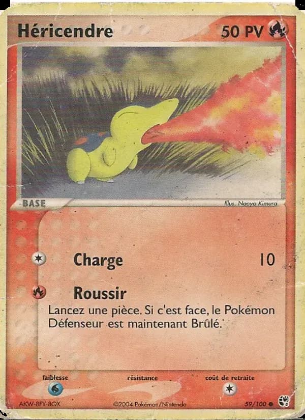 Héricendre — EX Tempête de sable 59 French Pokémon card