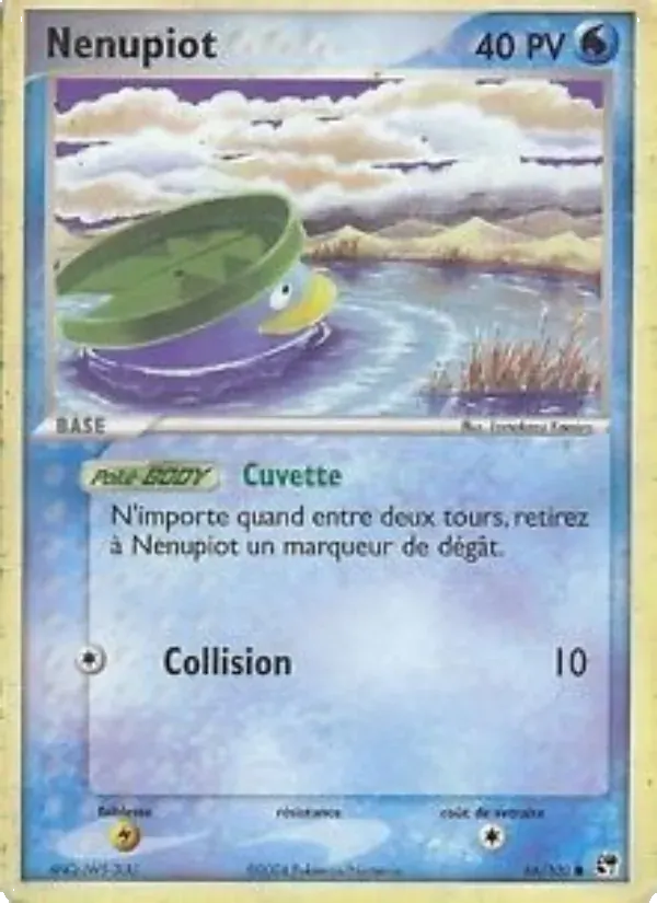 Nénupiot — EX Tempête de sable 66 French Pokémon card
