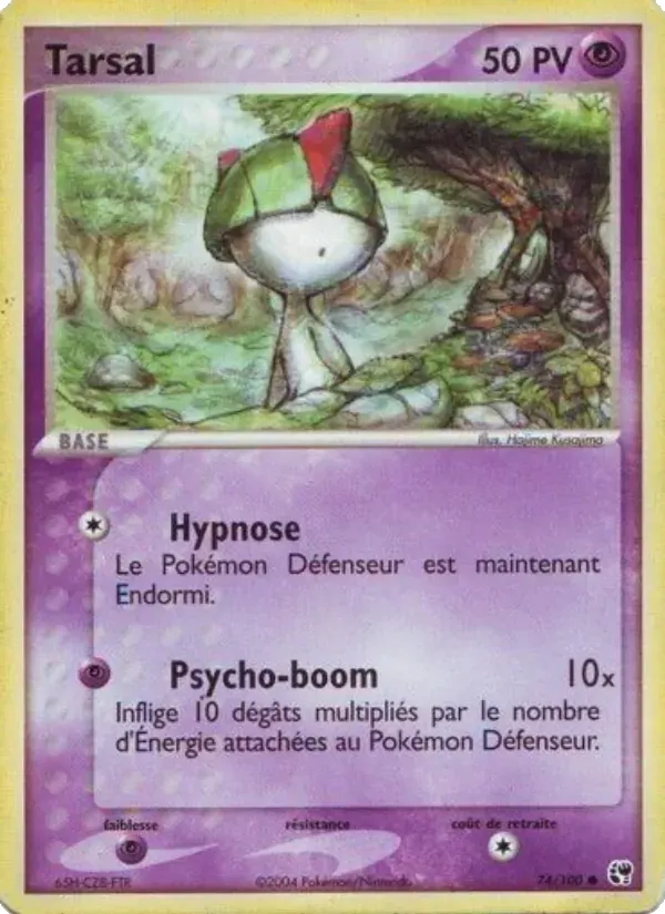 Tarsal — EX Tempête de sable 74 French Pokémon card