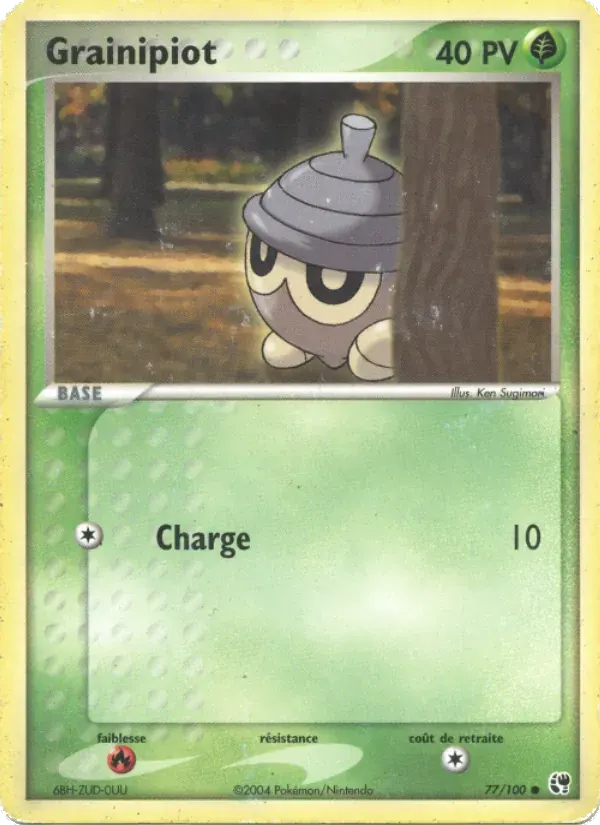 Grainipiot — EX Tempête de sable 77 French Pokémon card