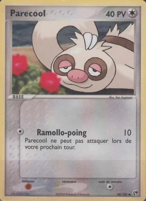 Parecool — EX Tempête de sable 80 French Pokémon card
