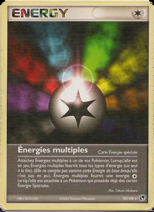 Énergies multiples — EX Tempête de sable 93 French Pokémon card