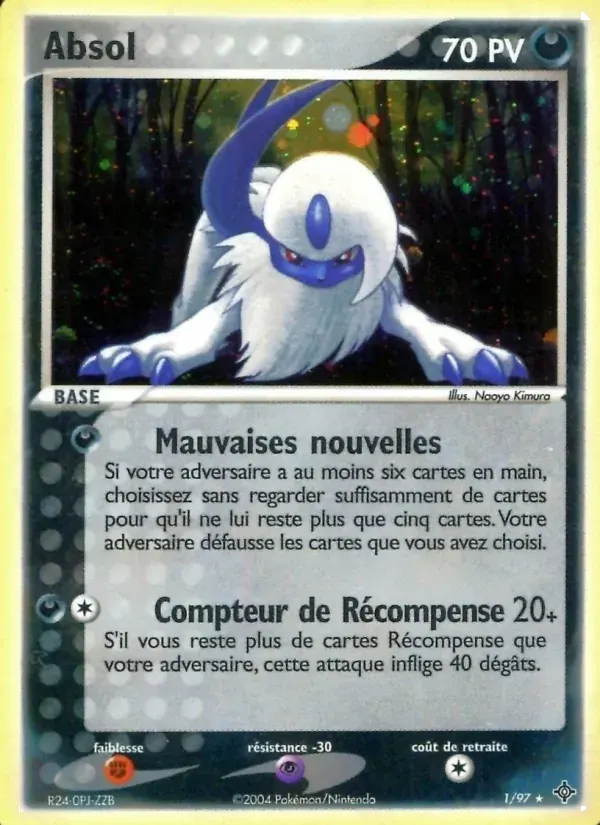 Absol — EX Dragon 1 French Pokémon card