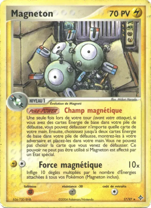 Magnéton — EX Dragon 17 French Pokémon card