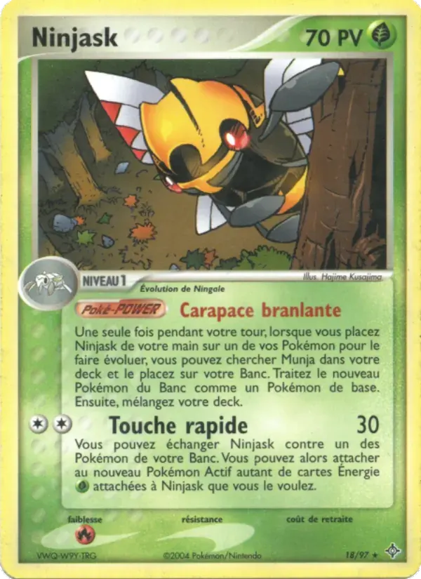 Ninjask — EX Dragon 18 French Pokémon card