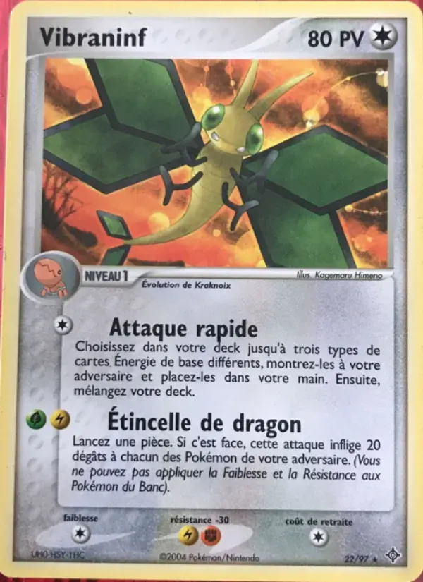 Vibraninf — EX Dragon 22 French Pokémon card