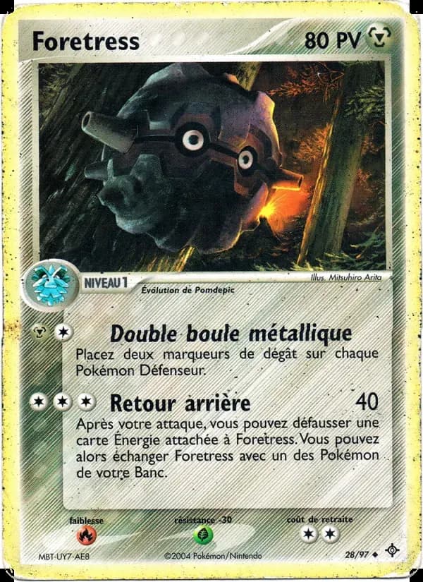 Foretress — EX Dragon 28 French Pokémon card