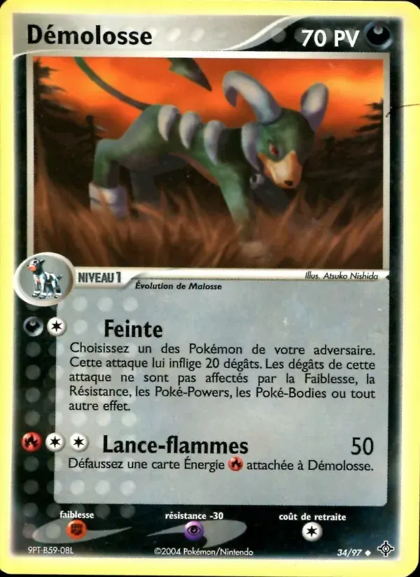 Démolosse — EX Dragon 34 French Pokémon card