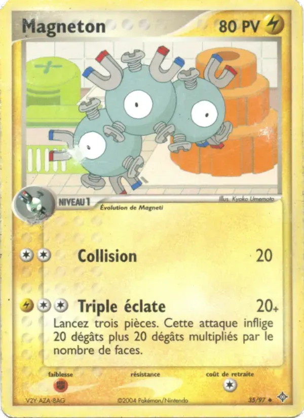 Magnéton — EX Dragon 35 French Pokémon card