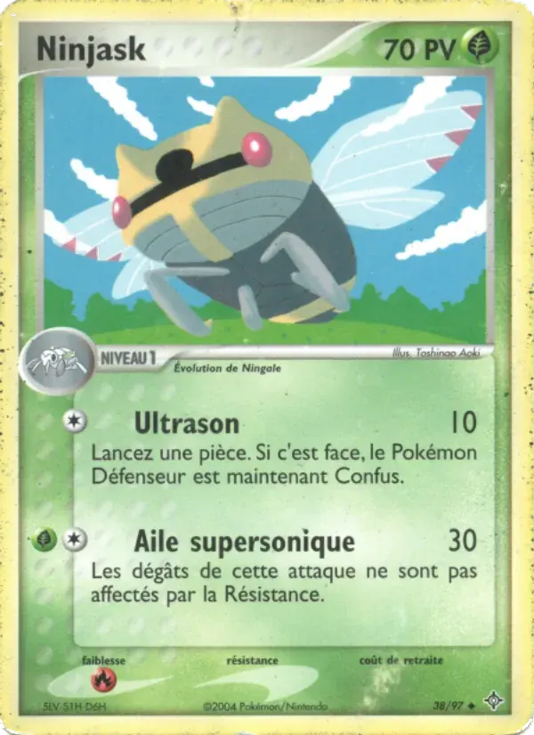 Ninjask — EX Dragon 38 French Pokémon card