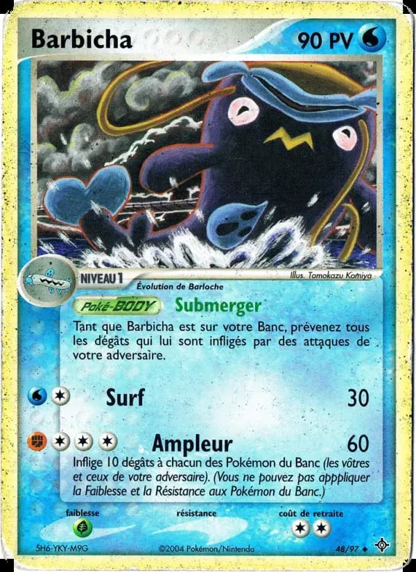 Barbicha — EX Dragon 48 French Pokémon card
