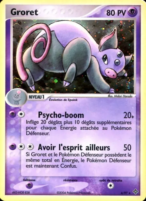 Groret — EX Dragon 6 French Pokémon card