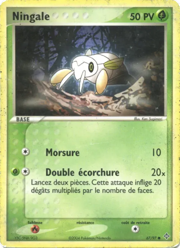 Ningale — EX Dragon 67 French Pokémon card