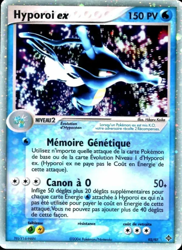 Hyporoi ex — EX Dragon 92 French Pokémon card