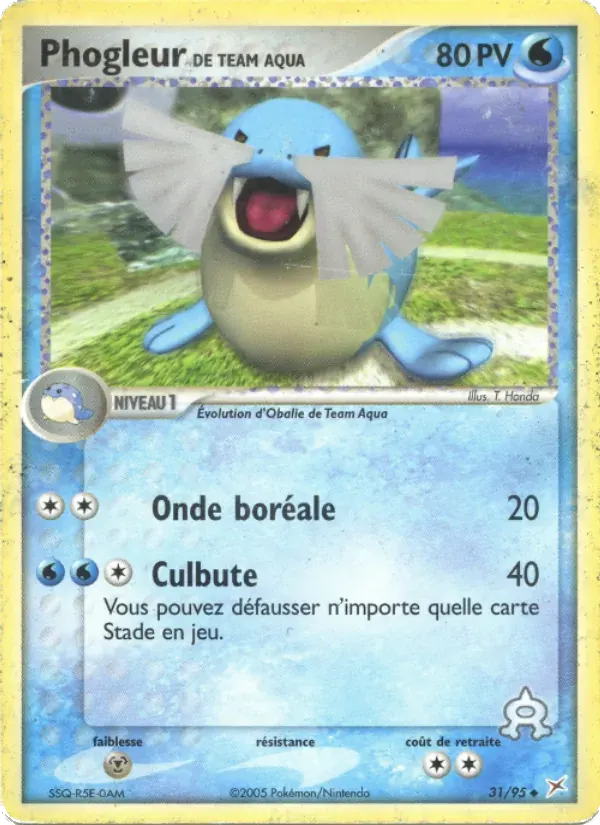 Phogleur de Team Aqua — EX Team Magma vs Team Aqua 31 French Pokémon card