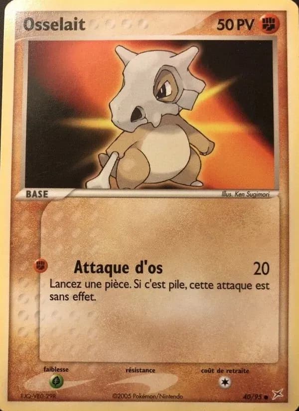 Osselait — EX Team Magma vs Team Aqua 40 French Pokémon card
