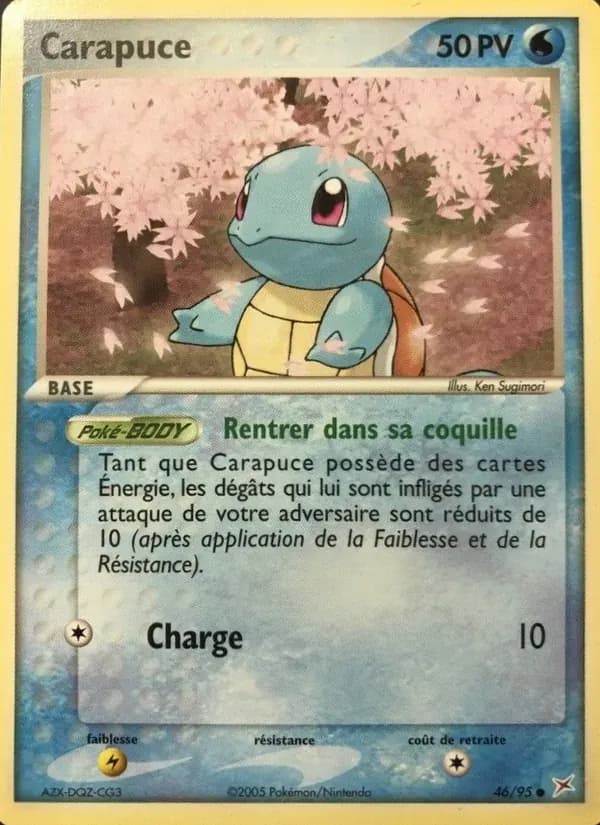 Carapuce — EX Team Magma vs Team Aqua 46 French Pokémon card