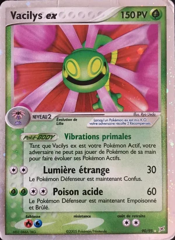 Vacilys ex — EX Team Magma vs Team Aqua 90 French Pokémon card