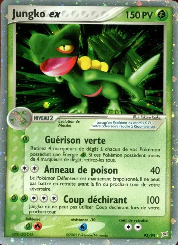 Jungko ex — EX Team Magma vs Team Aqua 93 French Pokémon card