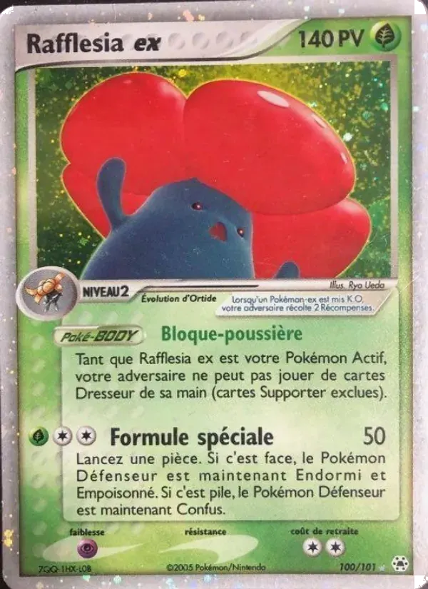 Rafflesia ex — EX Légendes Oubliées 100 French Pokémon card